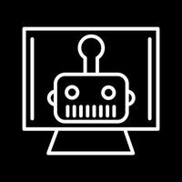 Artificial Bot Vector Icon