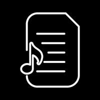 Audio Document Vector Icon