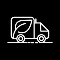 Eco friendly Truck Vector Icon