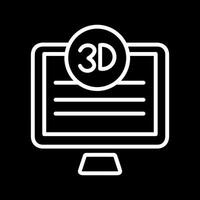 3D Quality Screen Vector Icon