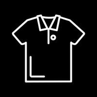 icono de vector de camisa