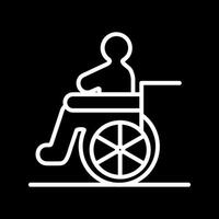 Wheelchair Vector Icon