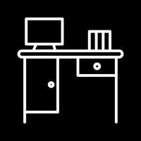 Working Table Vector Icon