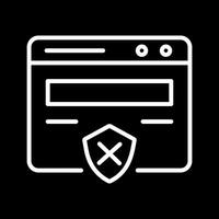 Unprotected Website Vector Icon