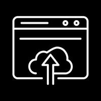 Upload Web Vector Icon