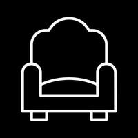 Single Sofa Vector Icon