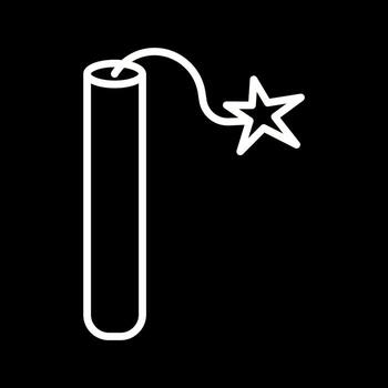 Single Dynamite Vector Icon