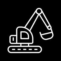 Excavator Vector Icon