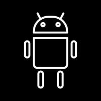 icono de vector de Android