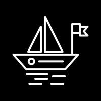 Small Boat Vector Icon