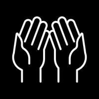 Praying Hands Vector Icon