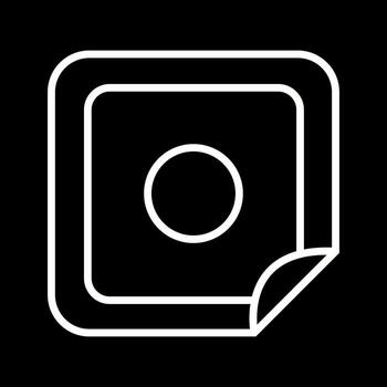 Nicotine Patch Vector Icon