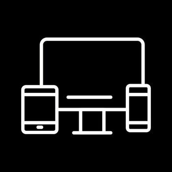 icono de vector sensible