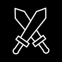 Two Swords Vector Icon