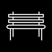 Garden Bench Vector Icon