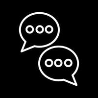 Chat Conversation Vector Icon