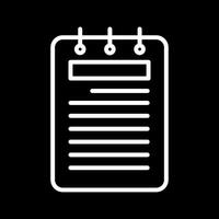 Notepad Vector Icon