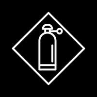 Pressurized Cylinder Vector Icon