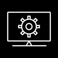 Computer Settings Vector Icon