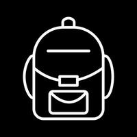 icono de vector de mochila