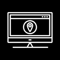 Location Web Advertising Vector Icon