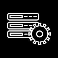 Database Setting Vector Icon