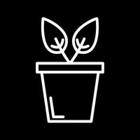 Plant Pot Vector Icon