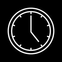 icono de vector de reloj