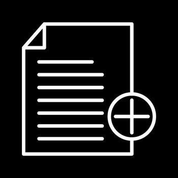 Add Notes Vector Icon