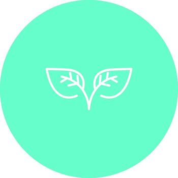 icono de vector de hoja