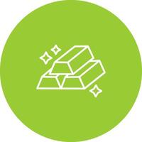 Gold Bars Vector Icon
