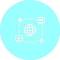 Computer Connection Vector Icon