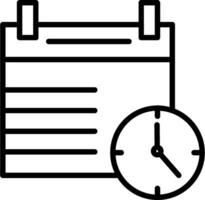 icono de vector de reloj