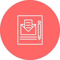 Mail Edit Vector Icon