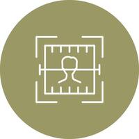 Face Scan Vector Icon