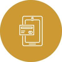 Mobile Banking Vector Icon