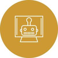Artificial Bot Vector Icon