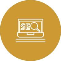 SEO Label Vector Icon