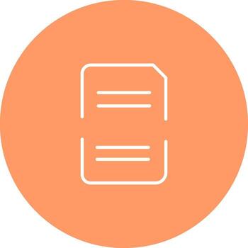 Split Document Vector Icon