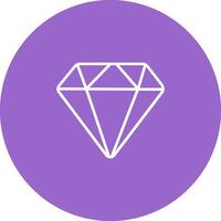 icono de vector de diamante