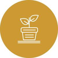 Plant Pot Vector Icon