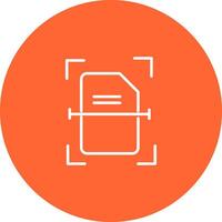 Scanning Document Vector Icon