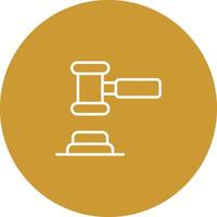 Gavel Vector Icon