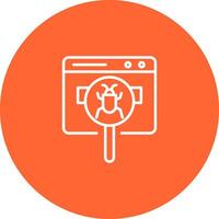 Web Bug Vector Icon