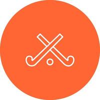 icono de vector de hockey sobre hielo