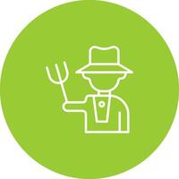 Farmer Vector Icon