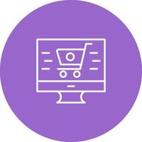 Online Shopping Vector Icon