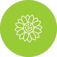 icono de vector de girasol