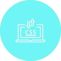 CSS Laptop Vector Icon