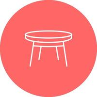 Small Table Vector Icon